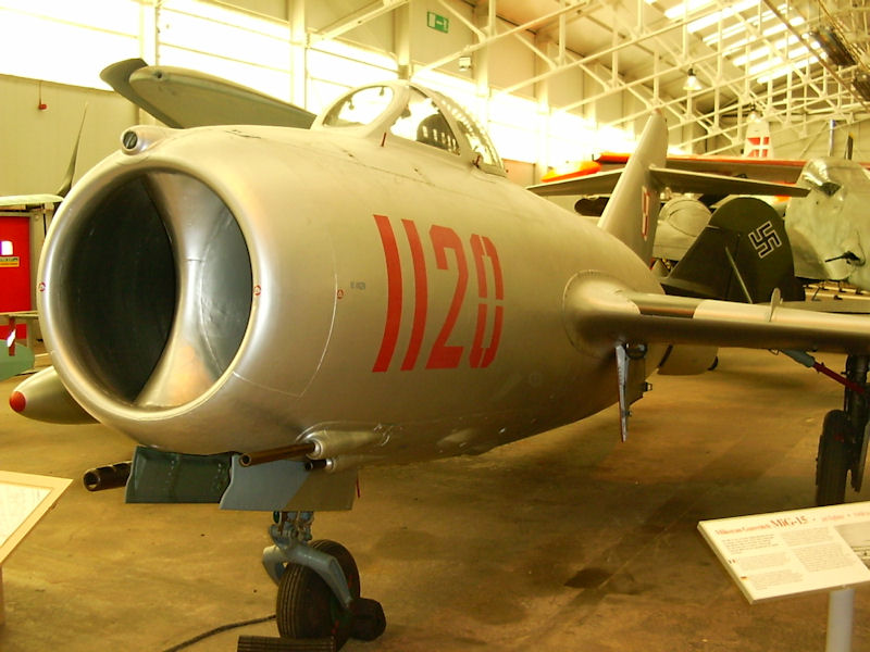 MiG 15 jet fighter